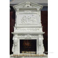 Natural Marble Fireplace
